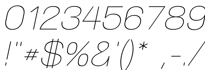 Walkway Oblique Font OTHER CHARS