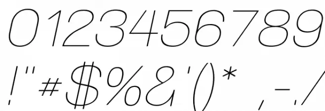 Walkway Oblique Font OTHER CHARS