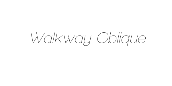 Walkway Oblique Logo