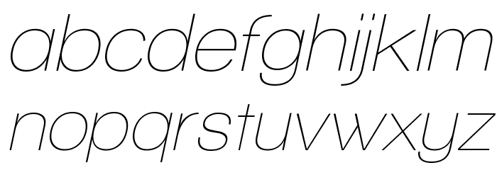 Walkway Oblique Font LOWERCASE