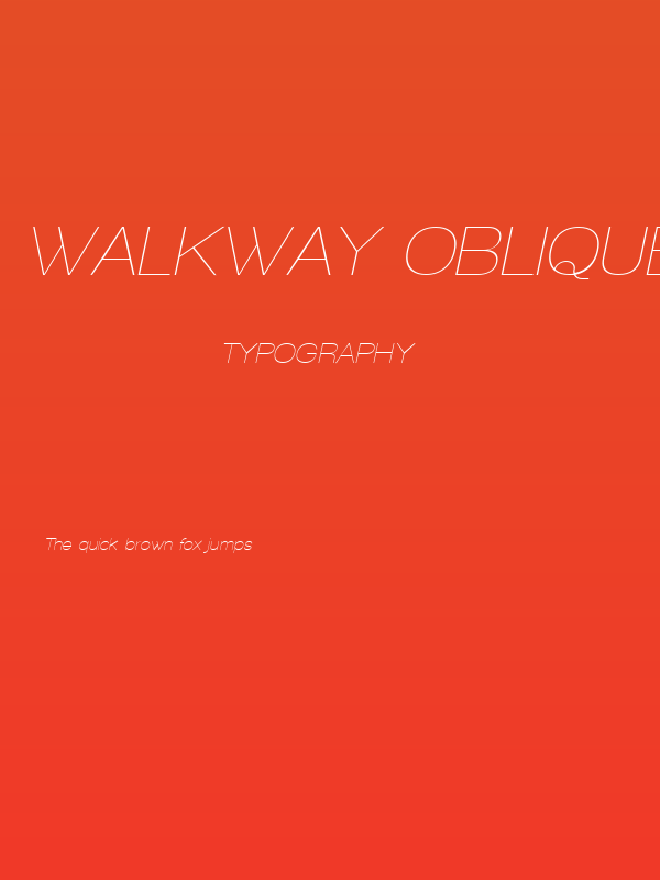 Walkway Oblique Poster