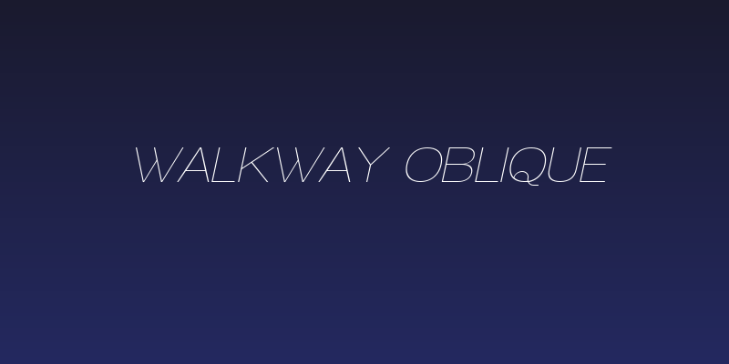 Walkway Oblique Social Header