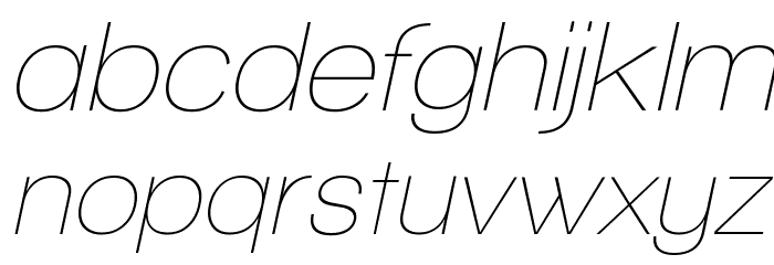 Walkway Oblique Font LOWERCASE