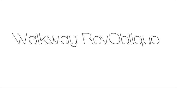 Walkway RevOblique Logo