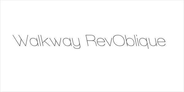 Walkway RevOblique Logo