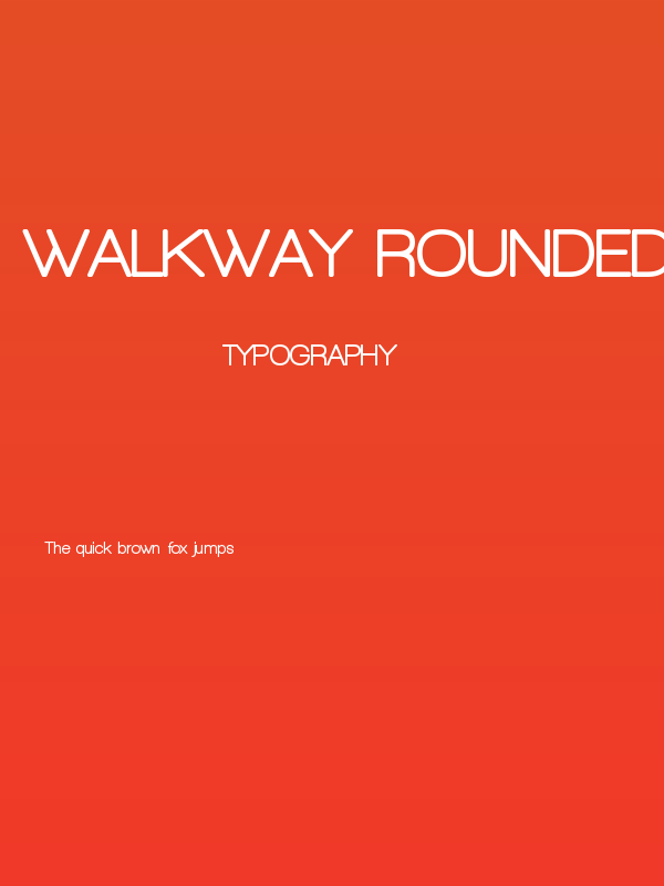 Walkway Rounded Poster