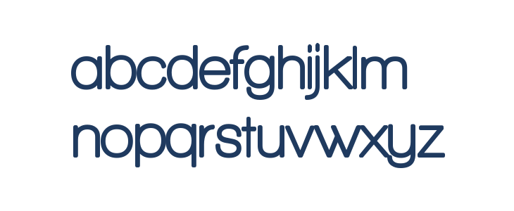 Walkway Rounded Lowercase