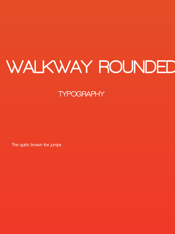 Walkway Rounded Poster