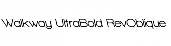 Walkway UltraBold RevOblique  baixar fontes gratis