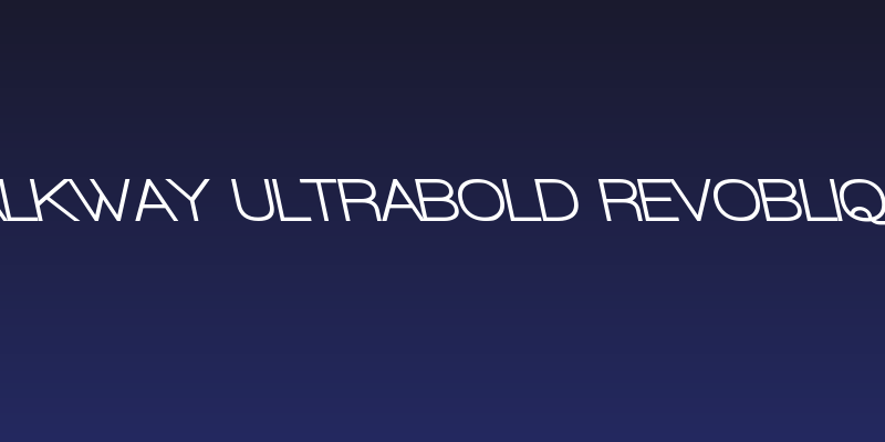 Walkway UltraBold RevOblique Social Header