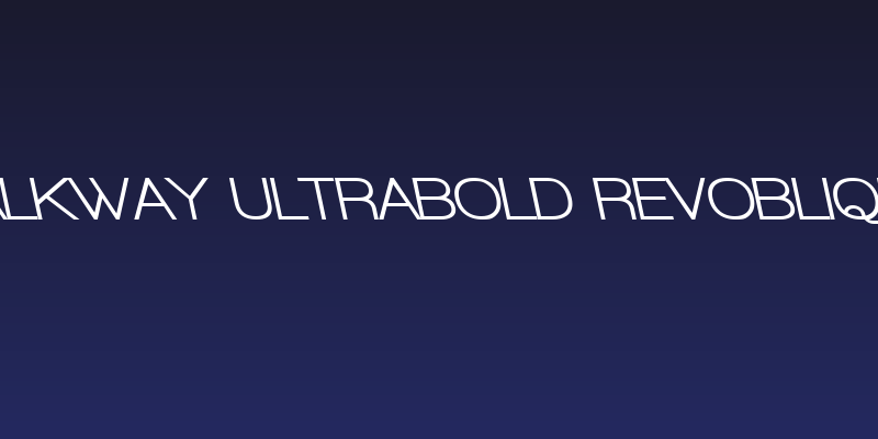 Walkway UltraBold RevOblique Social Header