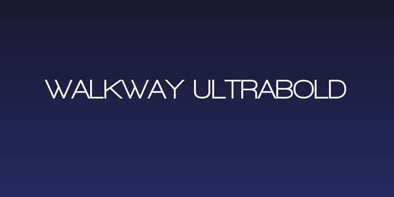 Walkway UltraBold Social Header