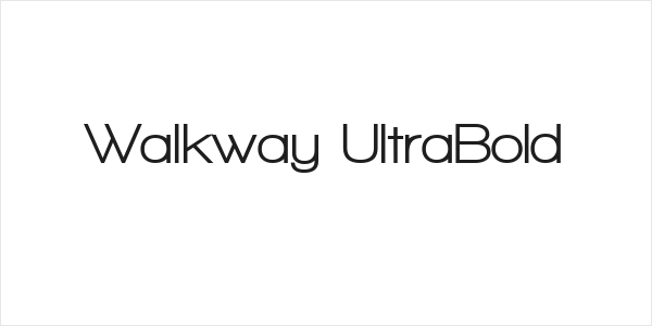Walkway UltraBold Logo