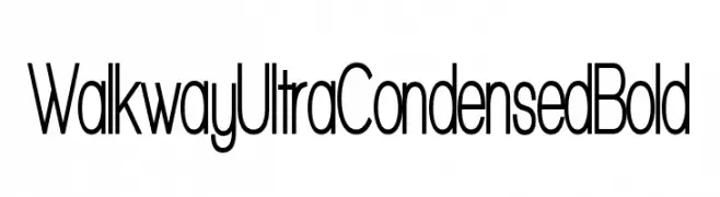 Walkway UltraCondensed Bold  baixar fontes gratis