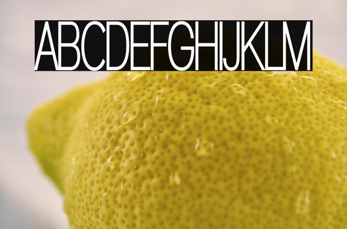 Walkway UltraCondensed Bold Example 3