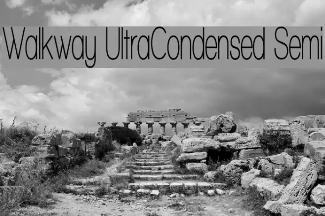Walkway UltraCondensed Semi Fuentes examples