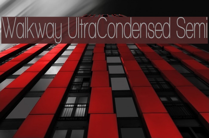 Walkway UltraCondensed Semi Fuentes examples