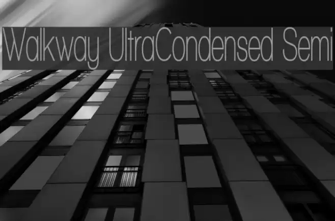 Walkway UltraCondensed Semi Fuentes examples