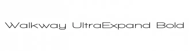 Walkway UltraExpand Bold  baixar fontes gratis