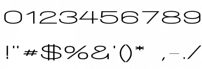 Walkway UltraExpand Bold Font OTHER CHARS