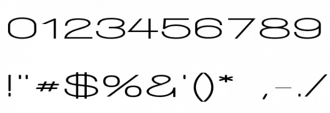 Walkway UltraExpand Bold Font OTHER CHARS