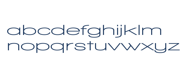 Walkway UltraExpand Bold Lowercase