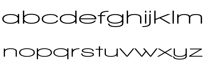 Walkway UltraExpand Bold Font LOWERCASE