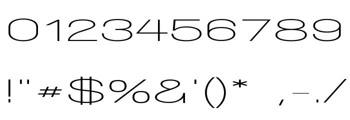 Walkway UltraExpand SemiBold Font OTHER CHARS