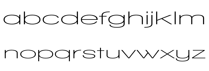 Walkway UltraExpand SemiBold Font LOWERCASE