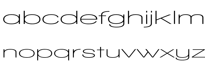 Walkway UltraExpand SemiBold Font LOWERCASE