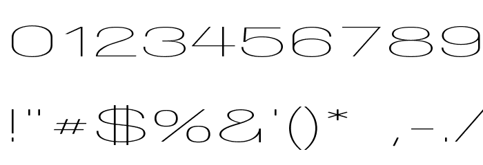 Walkway UltraExpand Font OTHER CHARS