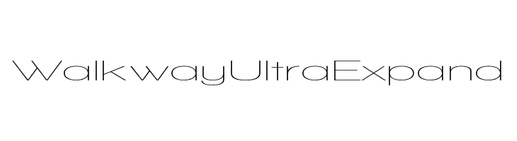 Walkway UltraExpand  Fuentes Gratis Descargar