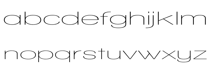 Walkway UltraExpand Font LOWERCASE