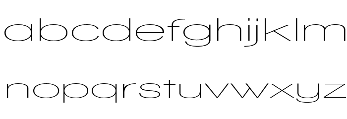 Walkway UltraExpand Font LOWERCASE