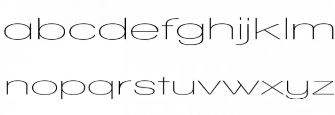 Walkway UltraExpand Schriftart Kleinbuchstaben