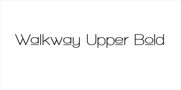 Walkway Upper Bold Logo