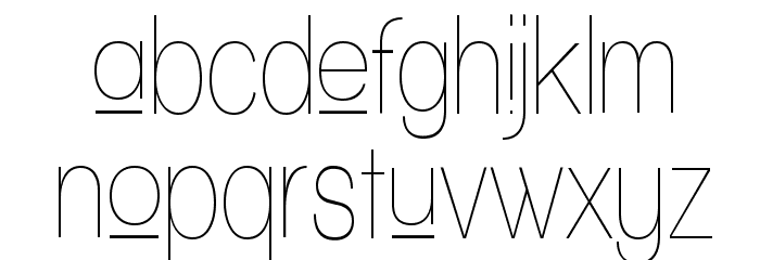 Walkway Upper Condensed Font LOWERCASE