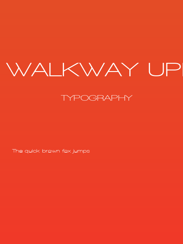 Walkway Upper Expand Bold Poster