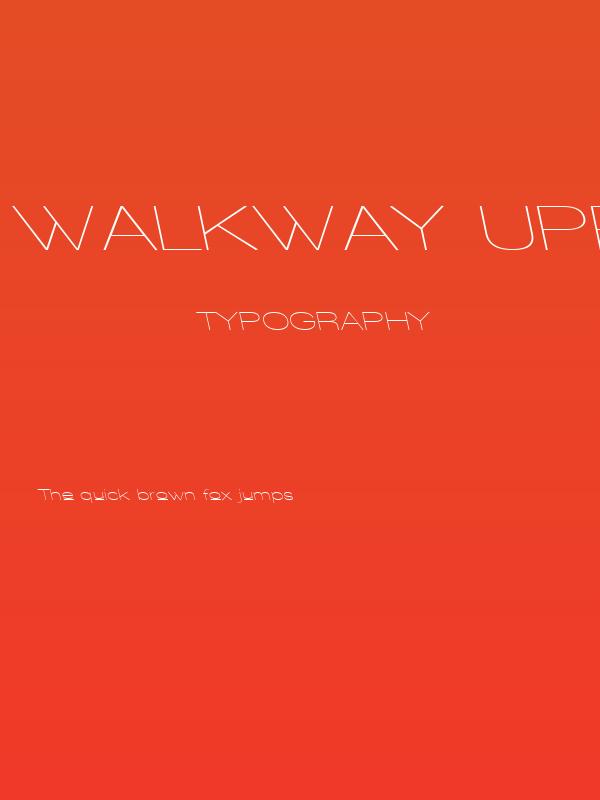 Walkway Upper Expand RevOb Poster