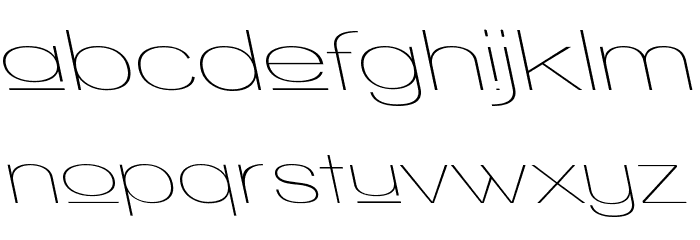 Walkway Upper Expand RevOb Font LOWERCASE