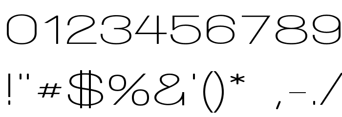 Walkway Upper Expand Semi Font OTHER CHARS