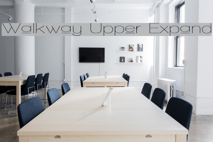 Walkway Upper Expand Font examples