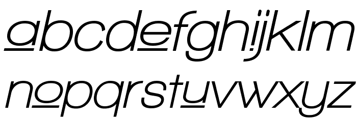 Walkway Upper Oblique Bold Font Litere mici
