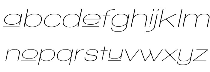 Walkway Upper Oblique Expand Font LOWERCASE