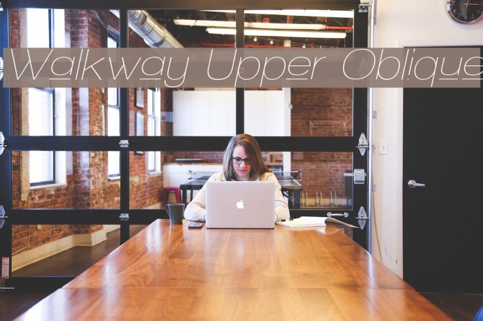 Walkway Upper Oblique Font examples