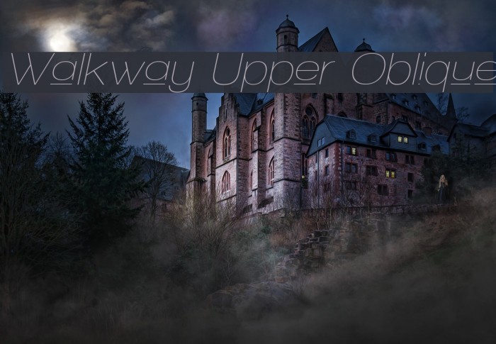 Walkway Upper Oblique Font examples