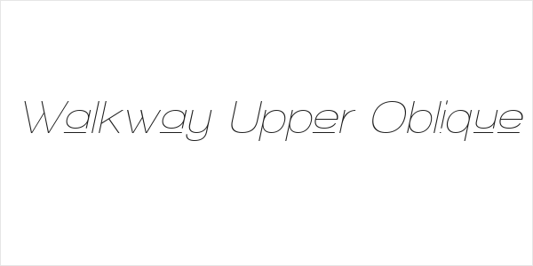 Walkway Upper Oblique Logo