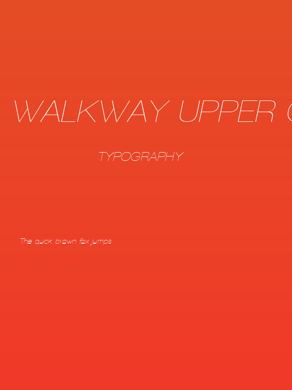Walkway Upper Oblique Poster