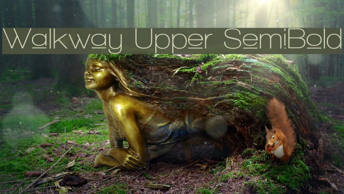 Walkway Upper SemiBold Font examples