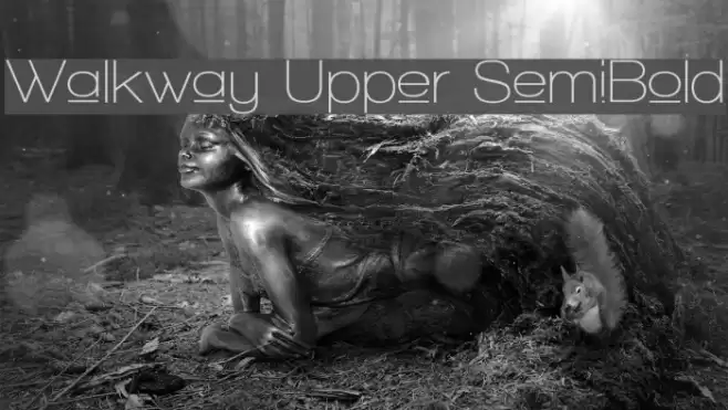 Walkway Upper SemiBold Font examples
